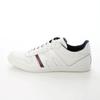 Mobus Men's Leather Sneakers, Genuine Leather, Sports, Casual, Walking Shoes, Current Model HESEL (White/Navy, Measurement 26 Points, 0 Centimeters)