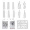 Handicraft Jewelry DIY Silicone Mold Earring Pendant Making Mold Eye Screw Accessory Set
