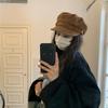 Korean New Retro British Style Newsboy Hat Women's Suede Octagonal Hat Showing Face Small Fashionable Painter Hat