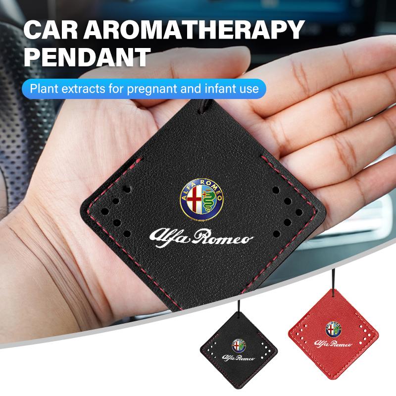 SFGHN1 Samochodowy Odświeżacz Powietrza Aromaterapeutyczny Kawałek Wiszący Wisiorek Zapachowy Do Alfa Romeo Giulia 147 Mito 156 159 166 GT Stelvio Brera Volante