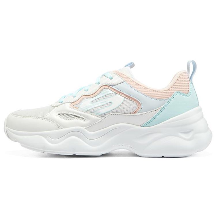 Skechers DLites Airy 3.0 Fabric Leather Comfortable Versatile Low-Top Dad Shoes Women sneakers Multicolor 896073-MULT 35