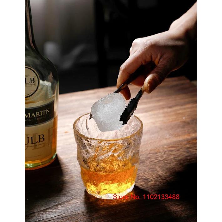 Glacier Whiskey Glass Gift Box Old-fashioned Crystal Wine Cup Retro Chivas Rock Tumbler Snifter Japan Whisky Glasses For Testing