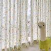 Pastoral Style Floral Sheer Curtains with Lace - Ideal for Bedrooms & Living Rooms