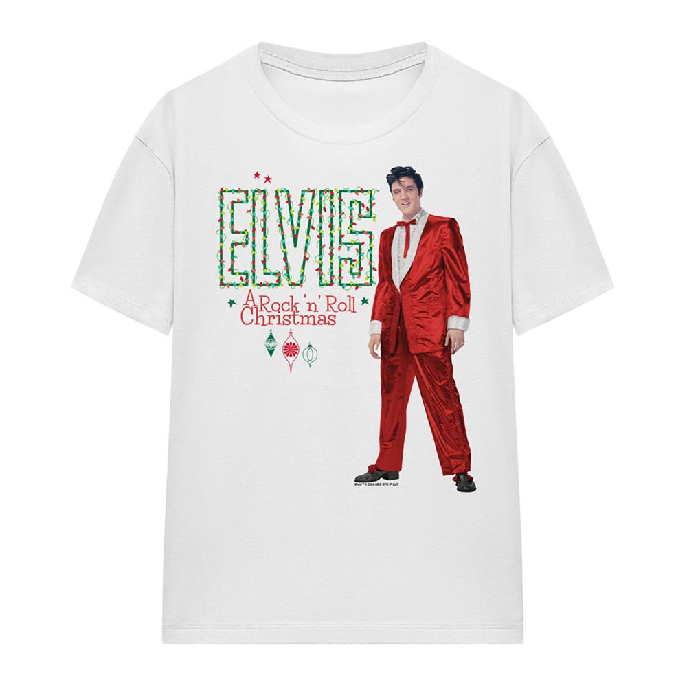 Elvis Presley Damen Feiertagsbeleuchtung T-Shirt