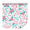 Wallpaper Flowers White, Powder Pink and Celadon for Living Room and Bedroom 50x1000