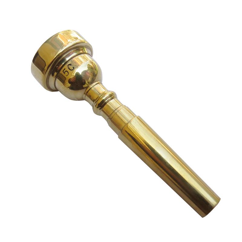 Jugend-Blechbläser Trompetenmundstück 3C/5C/7C - Gold & Silber Finish, Arbeitssparenderes Design