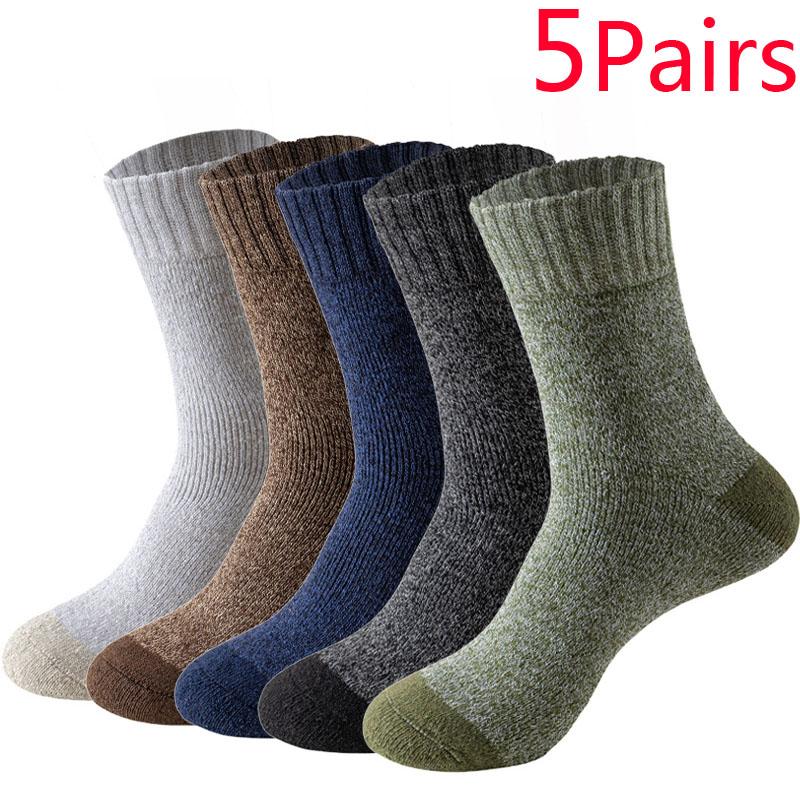 

5/20 пар носков из мериносовой шерсти для мужчин и женщин, супер толстые походные носки, мужские термоноски для холодной погоды, мужские и женские зимние носки