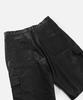 VASTIC Wide Cargo Coated Half Pants_Black