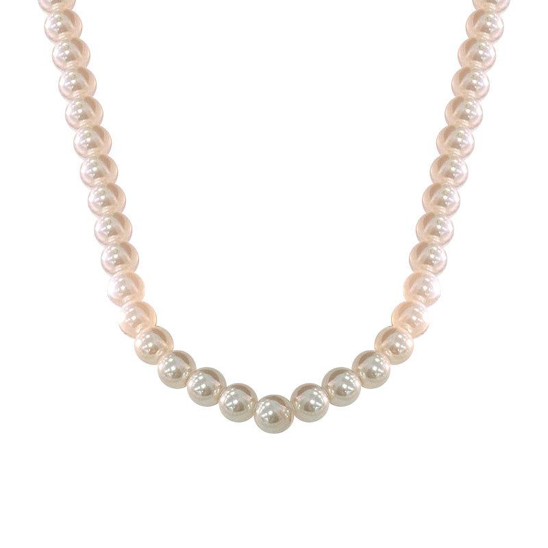 

Элегантное французское ретро жемчужное ожерелье, легкая роскошь, высококлассный темперамент, цепочка на ключицу, разные размеры для женщин