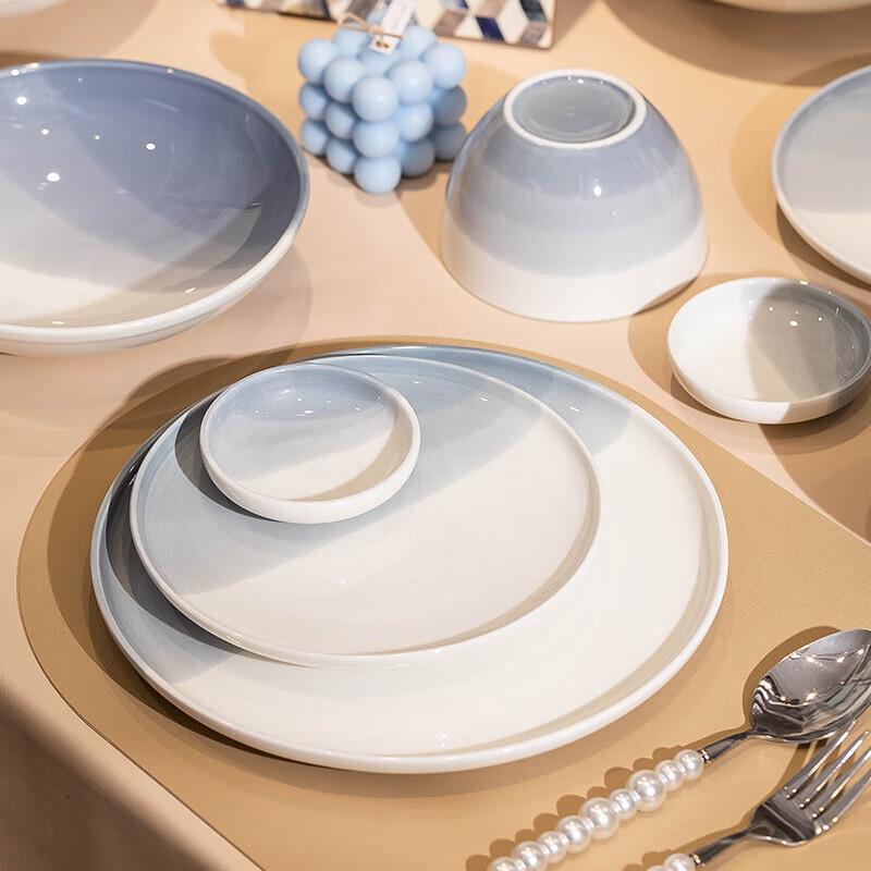 Mod Lanka Cream Style Ceramic Dinner Plate