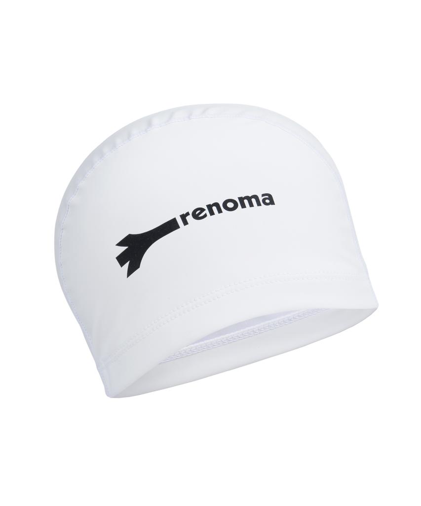 Lenomasuyeongbog Adult Simple Text Pu Swim Cap White Ro-Rc2E702-Wh
