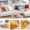Velvet Sofa Cushion Plush Model Room Pillow Ins Solid Color Twill Pillow Case Office Bedside Pillow