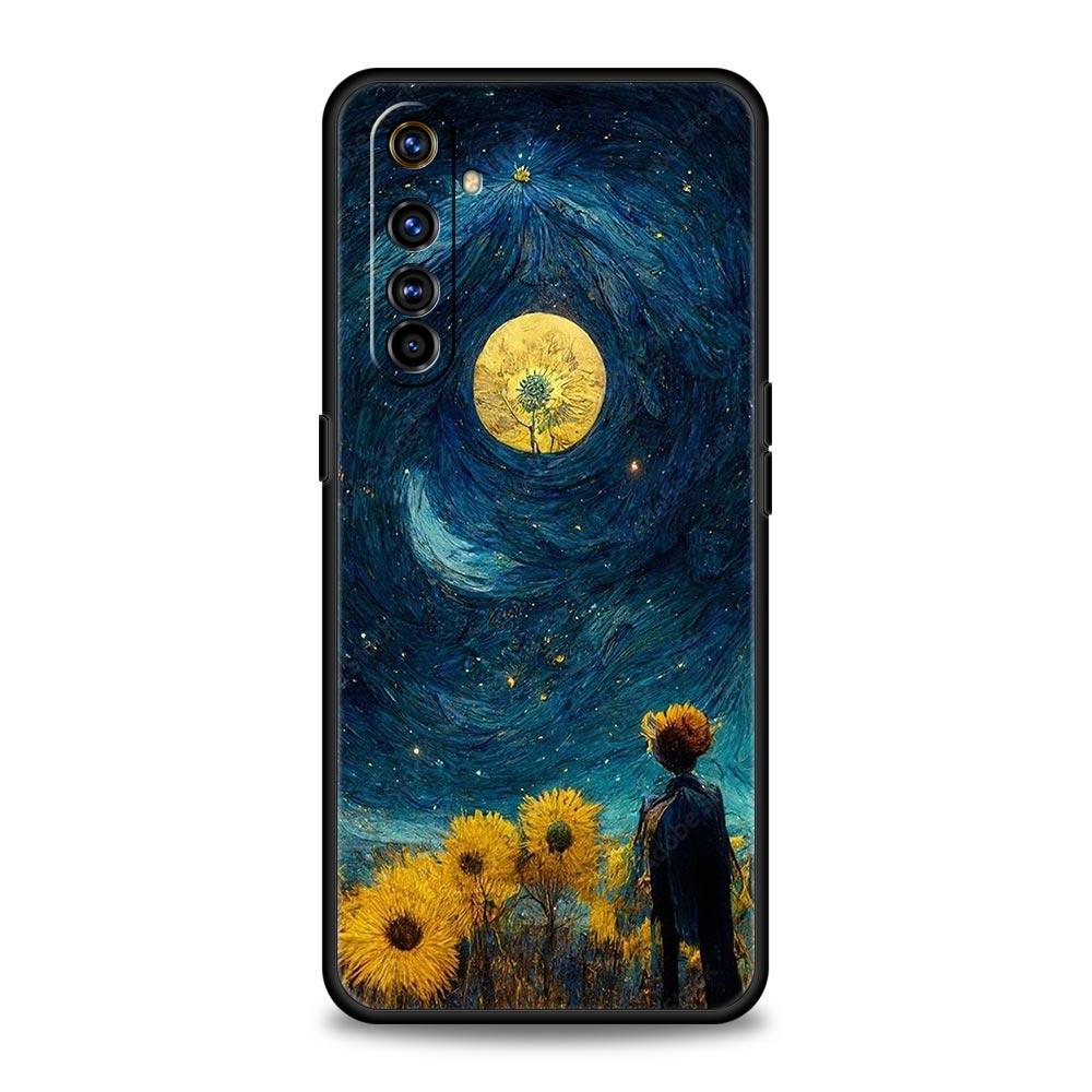 Aesthetic Sunflower For Realme GT Neo 2 3 3T Phone Case For Realme 11 10 9 8 5G 7 6 GT2 Pro Plus C21 C11 C25 C35 Silicone Cover
