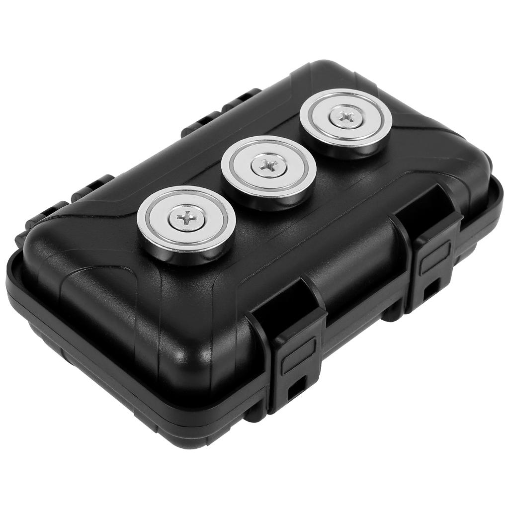 1Pc/2Pcs Waterproof Magnetic Key Box Magnetic Under Car Key Holder Rust-Proof Hider Box Multifunctional Box for Spare Key