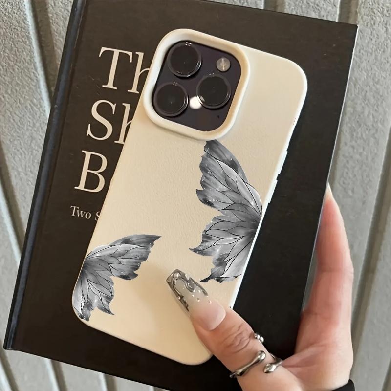 

White Butterfly Pattern TPU Phone Case For iPhone 17 Pro Max 16 15 14 13 12 11 XS Max X XR 14 Plus 16E 17 Air Shockproof Cover iPhone XR