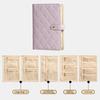 Jewelry Storage Book Set, PU Leather Travel Organizer, with 5 Removable Soft Velvet Pages Design, Jewelry Pouch for Necklaces Rings Earrings
