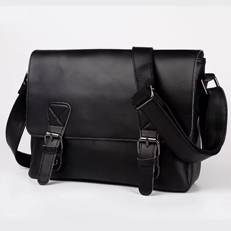 

Известный бренд мужская сумка на плечо для мужчины повседневная деловая из искусственной кожи сумка-мессенджер винтажная мужская сумка через плечо мужской рюкзак чёрный