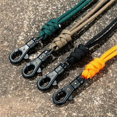 Handmade High Strength Camping Hiking 7-core Umbrella Rope Key Ring Lanyard Keychain Paracord