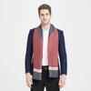 Business men's silk scarf suit with silk double-sided scarf winter new long scarf gift box
