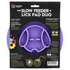 Spunky Pup Slow Feeder + Lick Pad Duo, for Dogs and Cats, 1 Pad