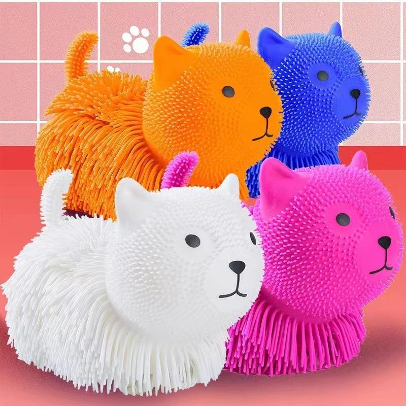 Funny Anxiety Aid Sensory Cute Dog Stress Relief Pvc Rabbit Decompression Children'S Prank Toy Large Size