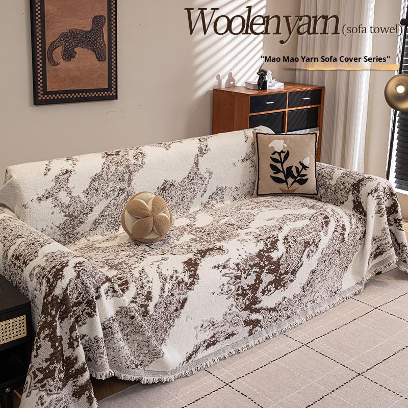 

One Piece Waterproof Cat Proof Sofa Cover Thick Chenille Slipcover Slip Resistant for 2/3/4 Seater Couch 180x130cm