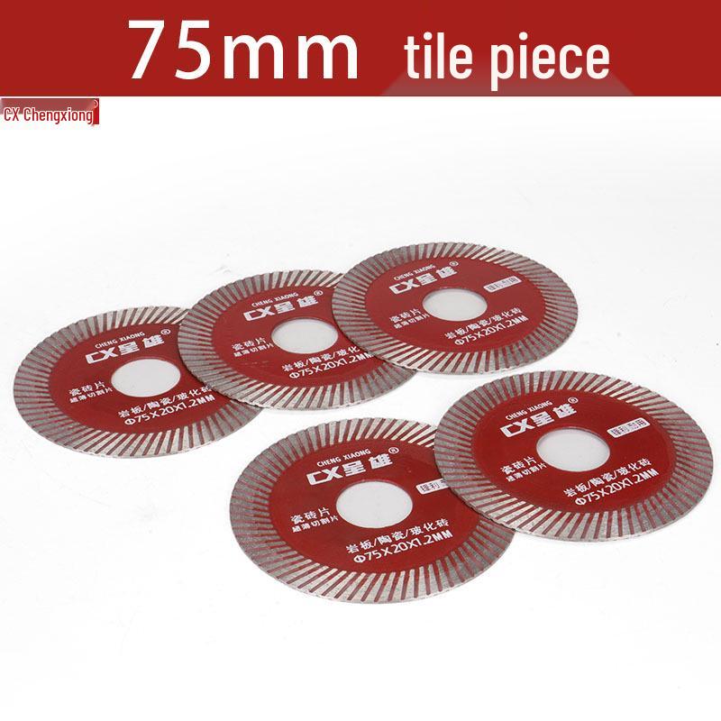 75mm Diamond Tile Saw Blade for Angle Grinders - Ideal for Ceramic Floor Tiles and Grout Cutting