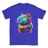 Capybara Gamer Funny Video Games Capybara TShirts for Men  Vintage  Cotton Tees Round Neck Short Sleeve T Shirts XL Tops