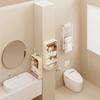 Non Perforated Kitchen Storage Rack Multi-layer Wall Seasoning Rack Bathroom Skincare Product Storage Rack Kitchen Storage Shelf