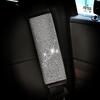 Car-styling Bling Universal Seat Belt Cover Handbrake Cover Auto Accessories Set Shift Knob Cover