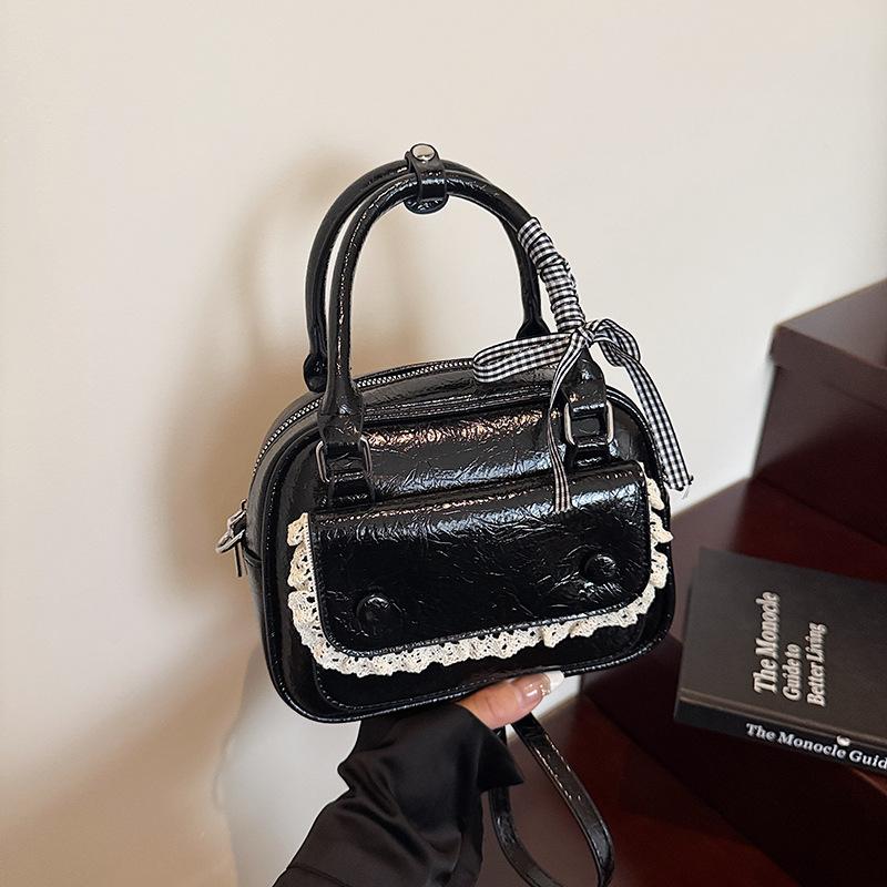 

Корейская дорожная сумка Boston высокого класса 2025 лето новая мода универсальная на плечо, кроссбоди, сумка для боулинга 20*8*15