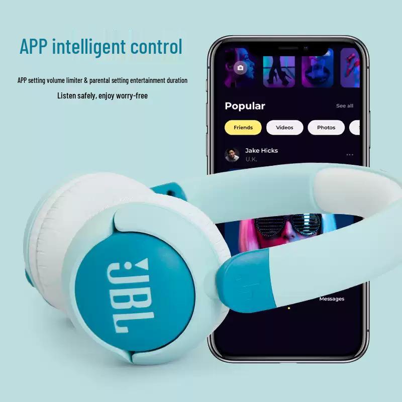 JBL JR320BT Kids Wireless On-Ear Bluetooth Headphones