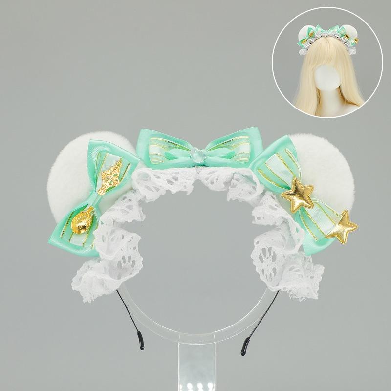 Handmade Gorgeous Bear Ear Headband Two-dimensional Soft Girl Girl Headgear Comic Show Lolita Bear Ear Headband