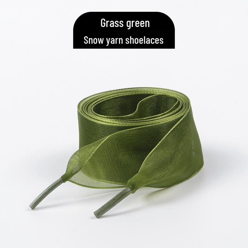 Chiffon-Schnürsenkel: 2,5 cm breit für Samba-, deutsches Trainings- und Rennschuhwerk (Paar)