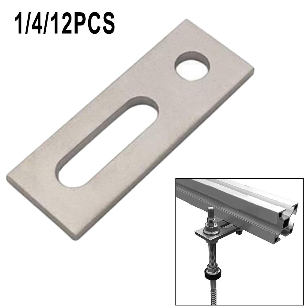 Heavy Duty Stainless Steel Adapter Plate for M10 For Hanger Bolts Perfect for Solar PV Mounting Pack Sizes Available
