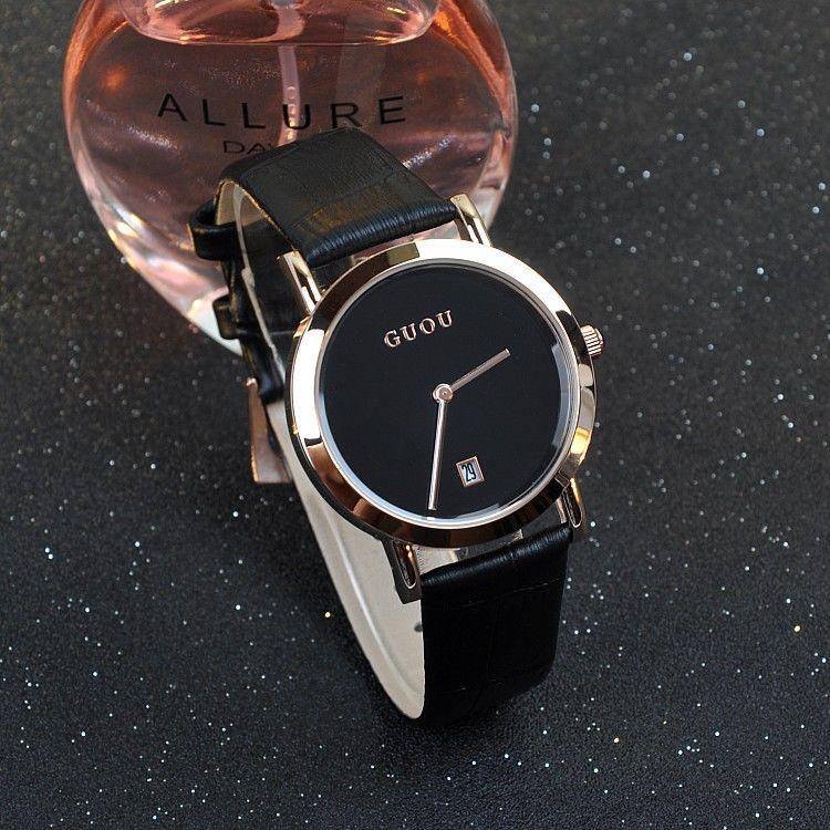 New women's watch, simple and stylish, with calendar, elegant and versatile, suitable for female students, watch accessory.