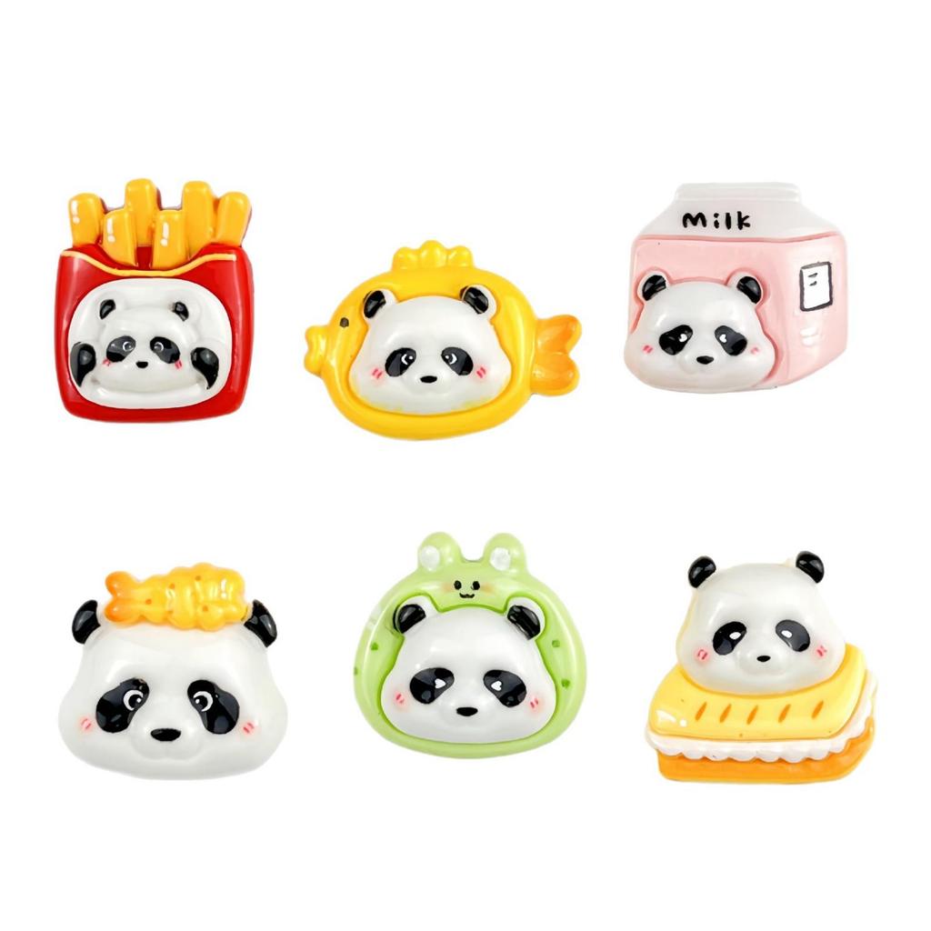 Handmade Resin Accessories: Cartoon Bear Cards, Dessert-Themed Phone Case, Hair Clips & DIY Cream Glue