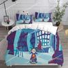 Cartoon Mona the Vampire Anime Bedding Sets Comforter Quilt Bed Cover Duvet Cover Pillow Case Kids Adult Size