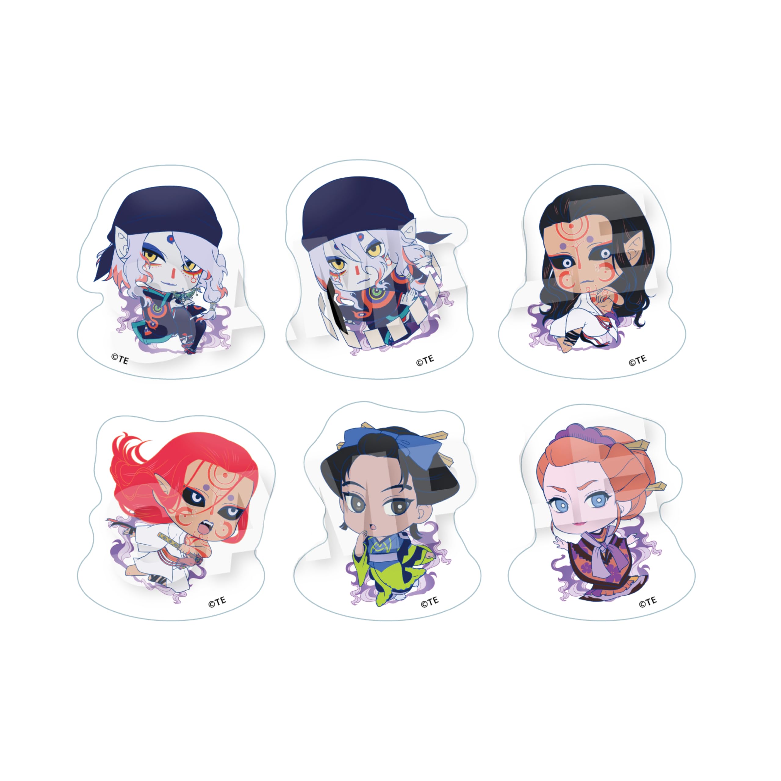 

Mononoke the Movie Chapter 2 Fire Rat Trading Acrylic Figures, Box of 6