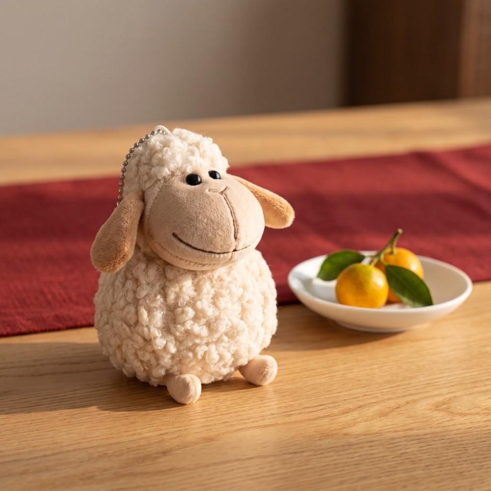Cartoon Sheep Plush Pendant Lamb Soft Lamb Doll Ornament Friends Birthday Gifts