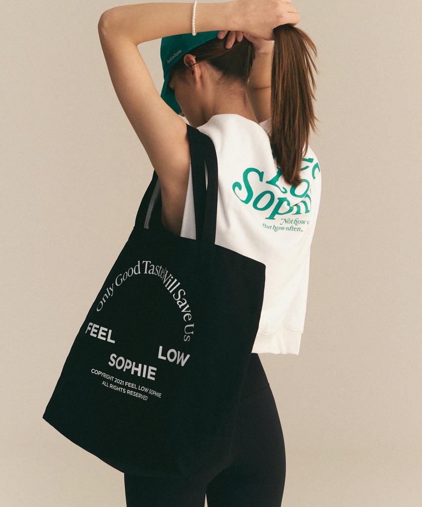 Feel Low Sophie Logo Eco Bag Black