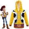 Woody Reißverschluss-Hoodie Sweatshirt Weiches Auffälliges Toy Story Kostüm Für Kinder