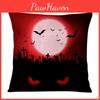 Luxurious Cotton Linen Square Halloween Pattern Throw Pillow Case Cover For A Timeless And Elegant Home Decor