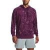 Under Armour Bavlnená pletená voľná mikina s dlhým rukávom Pánske mikiny Fialová 1377177-572