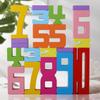 20PCS Building Blocks Montessori-Inspired Wooden Number Building Blocks Digital Cognitive Enlightenment Teaching Aids