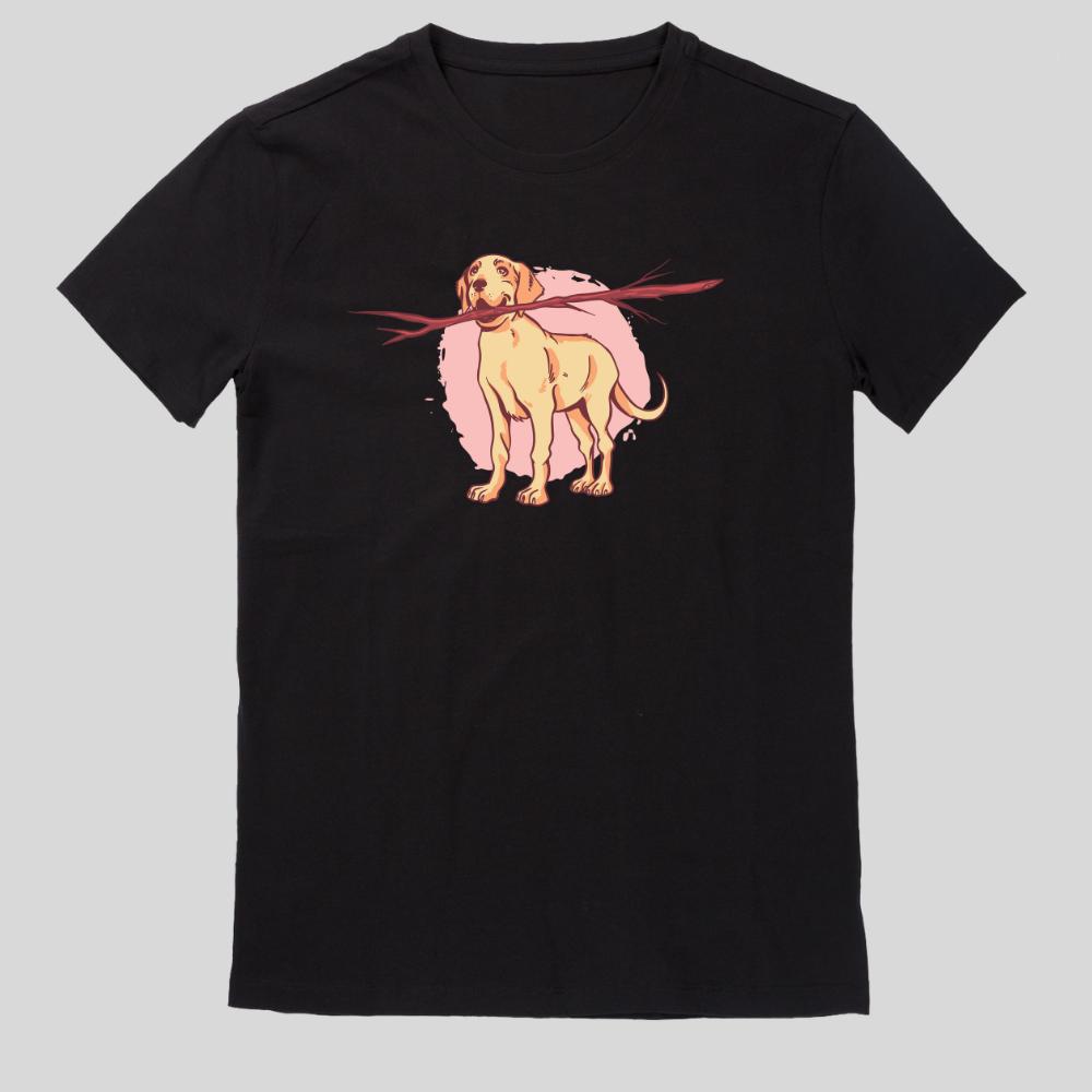 Labrador stick t-shirt XXXXL