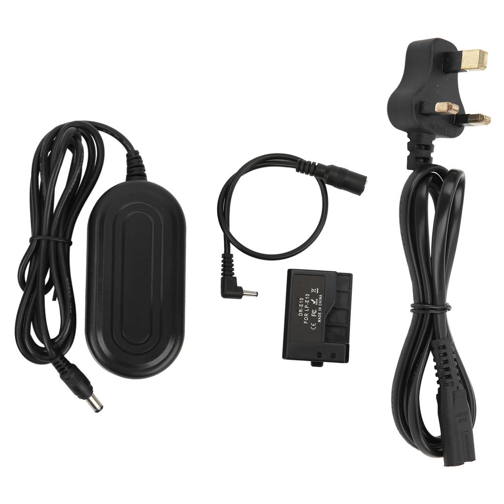 Zasilacz sieciowy Złącze DC LPE10 W pełni dekodowany zestaw atrap baterii dla Canon 1100D 1200D 1300D 1500D