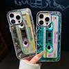 Unique Cassette Tape Creative Phone Case For iPhone 17e 17 16e 16 15 14 13 12 11 Mini Pro Max X XR XSMAX Air Plus Transparent