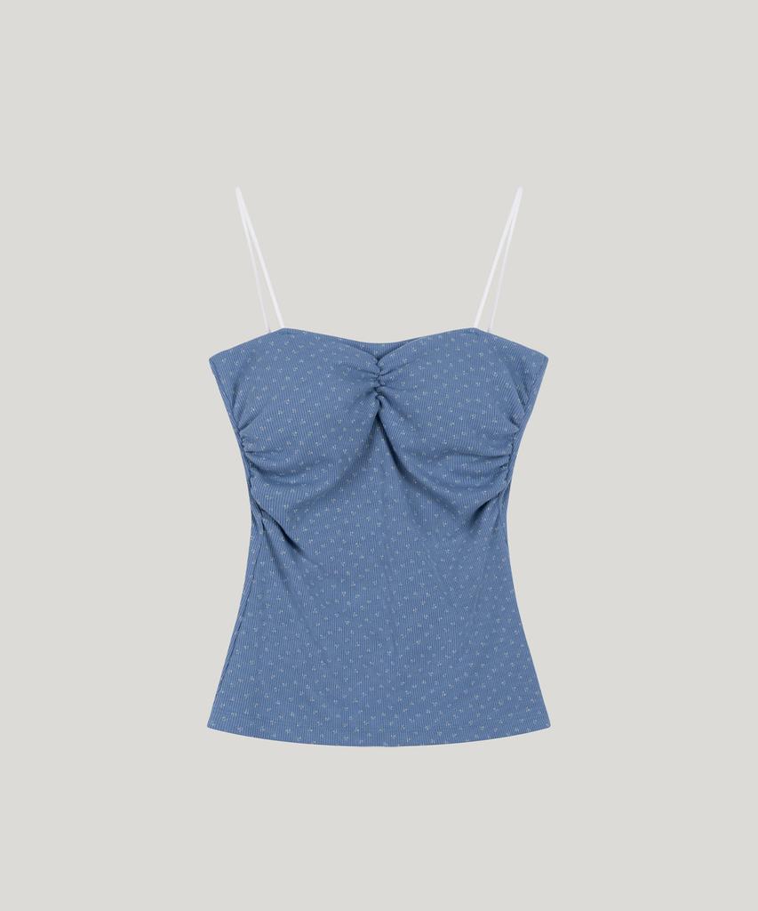 Poeteuseoul Floral Camisole & Cardigan Set_Blue