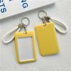 Portable Bus Card Protective Cover Student Campus Card Id Card Holder Protector Pouch with Clear Window